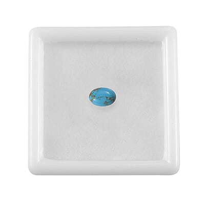 Blue Turquoise (Ovl 7x5 mm) 0.62 ctw Loose Gemstone
