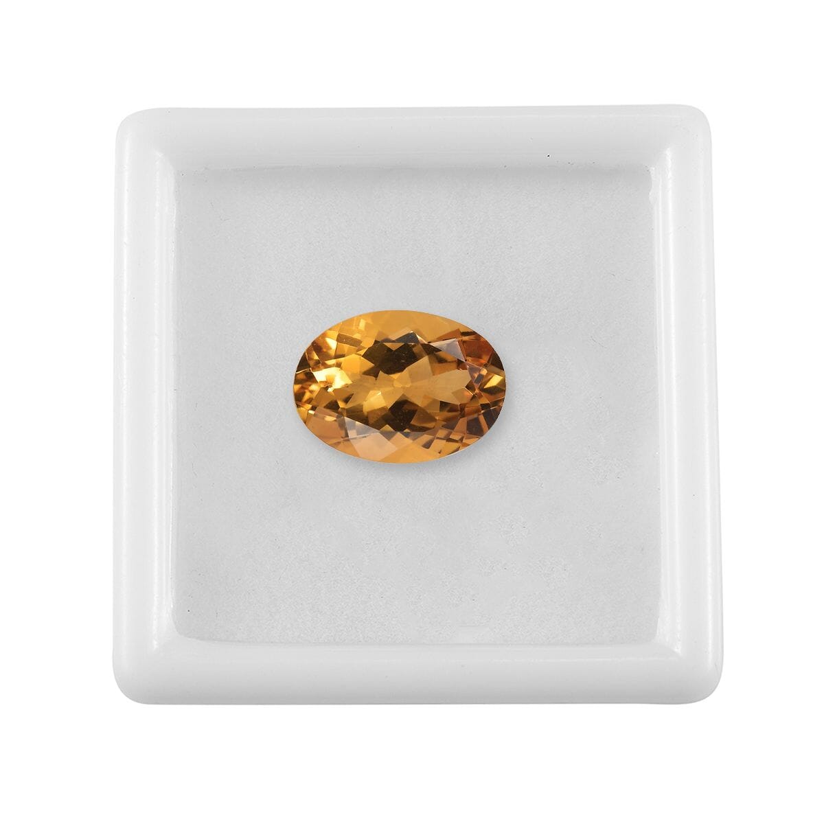 AA Brazilian Citrine (Ovl 14x10 mm) 5.12 ctw Loose Gemstone image number 3