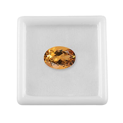 AA Brazilian Citrine (Ovl 14x10 mm) 5.12 ctw Loose Gemstone