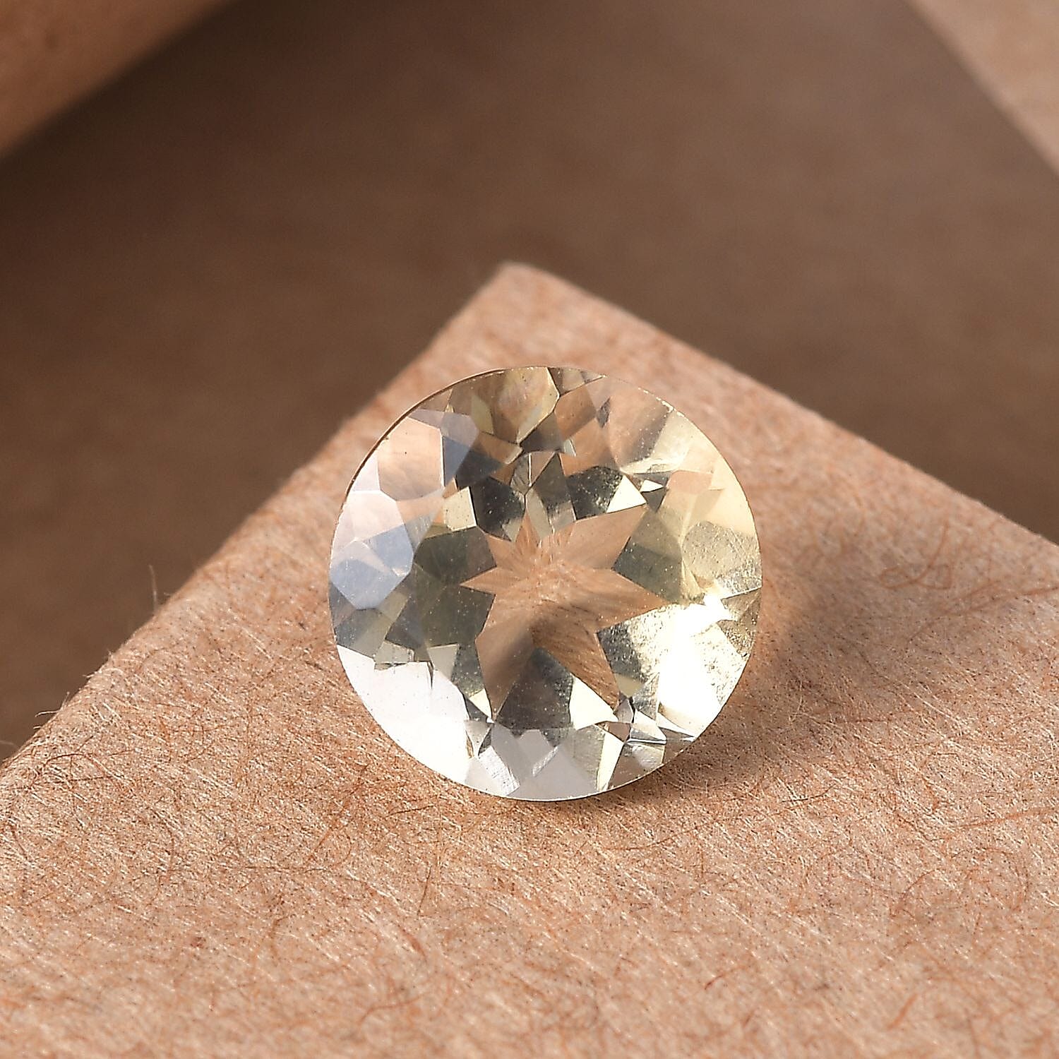Brazilian Citrine (Rnd 8 mm) 1.66 ctw Loose Gemstone