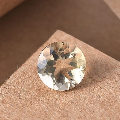 Brazilian Citrine (Rnd 8 mm) 1.66 ctw Loose Gemstone
