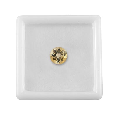 Brazilian Citrine (Rnd 8 mm) 1.66 ctw Loose Gemstone
