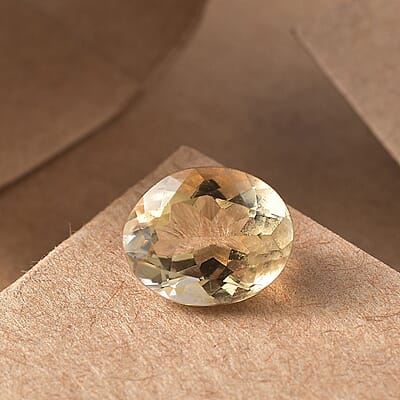 Brazilian Citrine (Oval 11x9 mm) 3.08 ctw Loose Gemstone