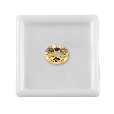 Brazilian Citrine (Oval 11x9 mm) 3.08 ctw Loose Gemstone