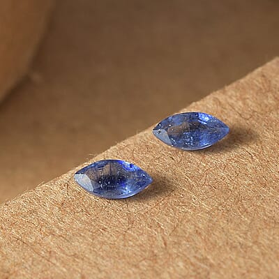 Masoala Sapphire (D) Set of 2 (Mrq 5x2.5 mm) 0.39 ctw Loose Gemstone