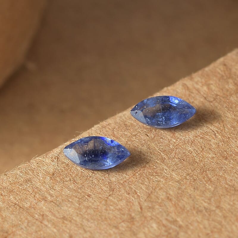 Masoala Sapphire (D) Set of 2 (Mrq 5x2.5 mm) 0.39 ctw Loose Gemstone