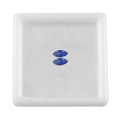 Masoala Sapphire (D) Set of 2 (Mrq 5x2.5 mm) 0.39 ctw Loose Gemstone