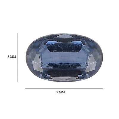 Kashmir Kyanite Set of 2 (Ovl 5x3 mm) 0.47 ctw Loose Gemstone