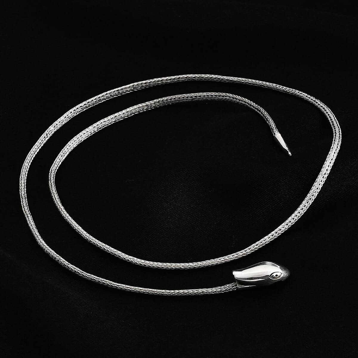 Bali Legacy Snake Tulang Naga Chain Necklace in Sterling Silver 20 Inches 26.20 Grams image number 5