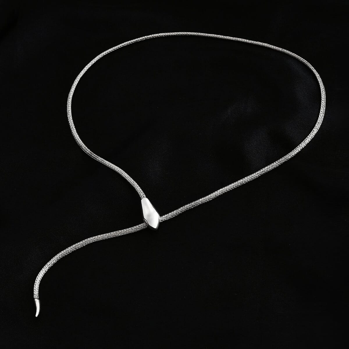 Bali Legacy Snake Tulang Naga Chain Necklace in Sterling Silver 20 Inches 26.20 Grams image number 6