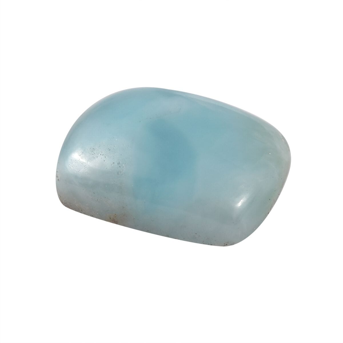 Larimar (Cush 9x7 mm) 2.01 ctw Loose Gemstone image number 2