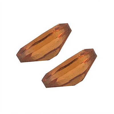 AA Madeira Citrine Set of 2 (Mrq 5x2.5 mm) 0.24 ctw Loose Gemstone