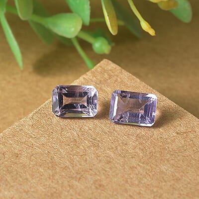 Rose De France Amethyst (Oct 7x5 mm) 1.63 ctw Loose Gemstone