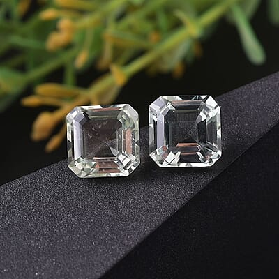 Montezuma Prasiolite (Oct 10x10 mm) 4.33 ctw Loose Gemstone