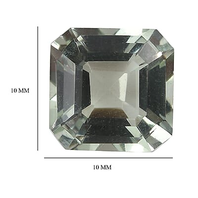 Montezuma Prasiolite (Oct 10x10 mm) 4.33 ctw Loose Gemstone