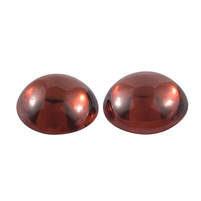 Set of 2 Mozambique Garnet (Rnd 5 mm) 0.84 ctw Loose Gemstone