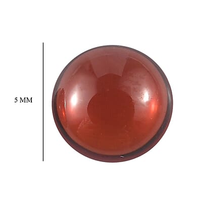 Set of 2 Mozambique Garnet (Rnd 5 mm) 0.84 ctw Loose Gemstone