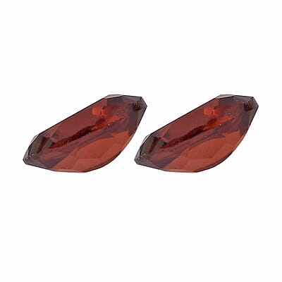 Set of 2 Mozambique Garnet (Oval 5x4 mm) 0.64 ctw Loose Gemstone