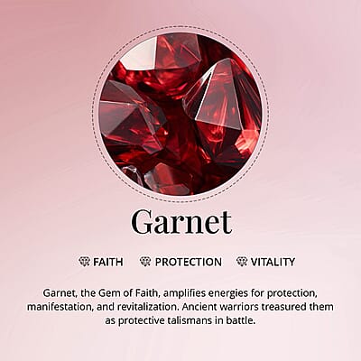 Set of 2 Mozambique Garnet (Oval 5x4 mm) 0.64 ctw Loose Gemstone