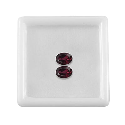 AA Orissa Rhodolite Garnet Set Of 2 (Ovl 7x5 mm) 1.53 ctw Loose Gemstone