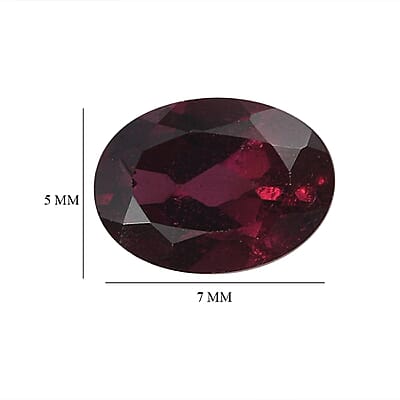 AA Orissa Rhodolite Garnet Set Of 2 (Ovl 7x5 mm) 1.53 ctw Loose Gemstone