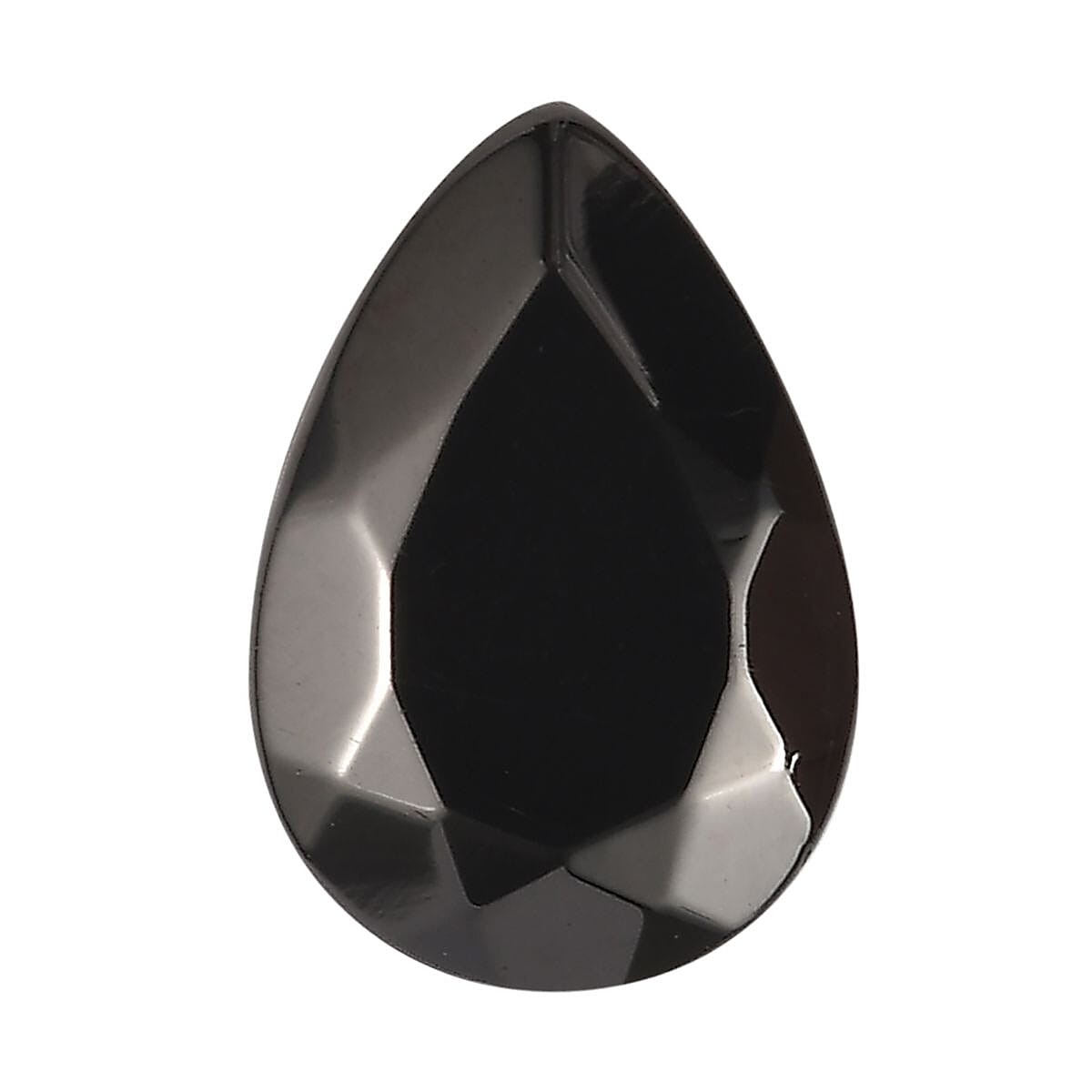 Silver Shungite (Pear 9x6 mm) 0.60 ctw Loose Gemstone image number 0