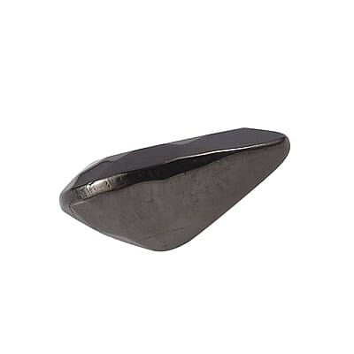 Silver Shungite (Pear 9x6 mm) 0.60 ctw Loose Gemstone