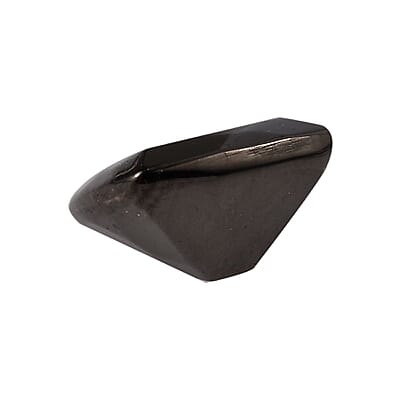 Silver Shungite (Cush 9x7 mm) 1.12 ctw Loose Gemstone