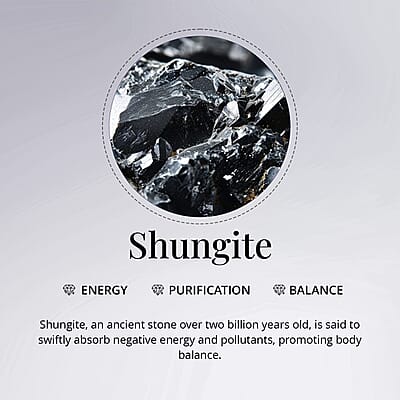 Silver Shungite (Cush 9x7 mm) 1.12 ctw Loose Gemstone