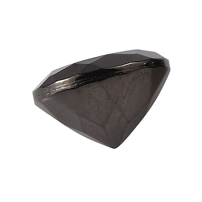 Silver Shungite Set of 2 (Rnd 7 mm) 1.53 ctw Loose Gemstone