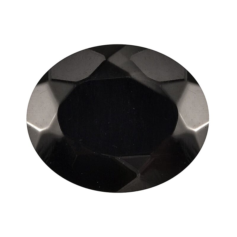 Silver Shungite (Ovl 11x9 mm) 1.58 ctw Loose Gemstone