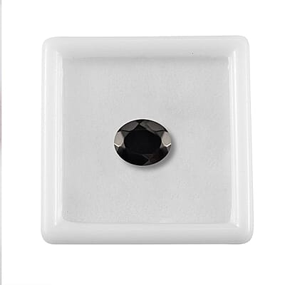 Silver Shungite (Ovl 11x9 mm) 1.58 ctw Loose Gemstone