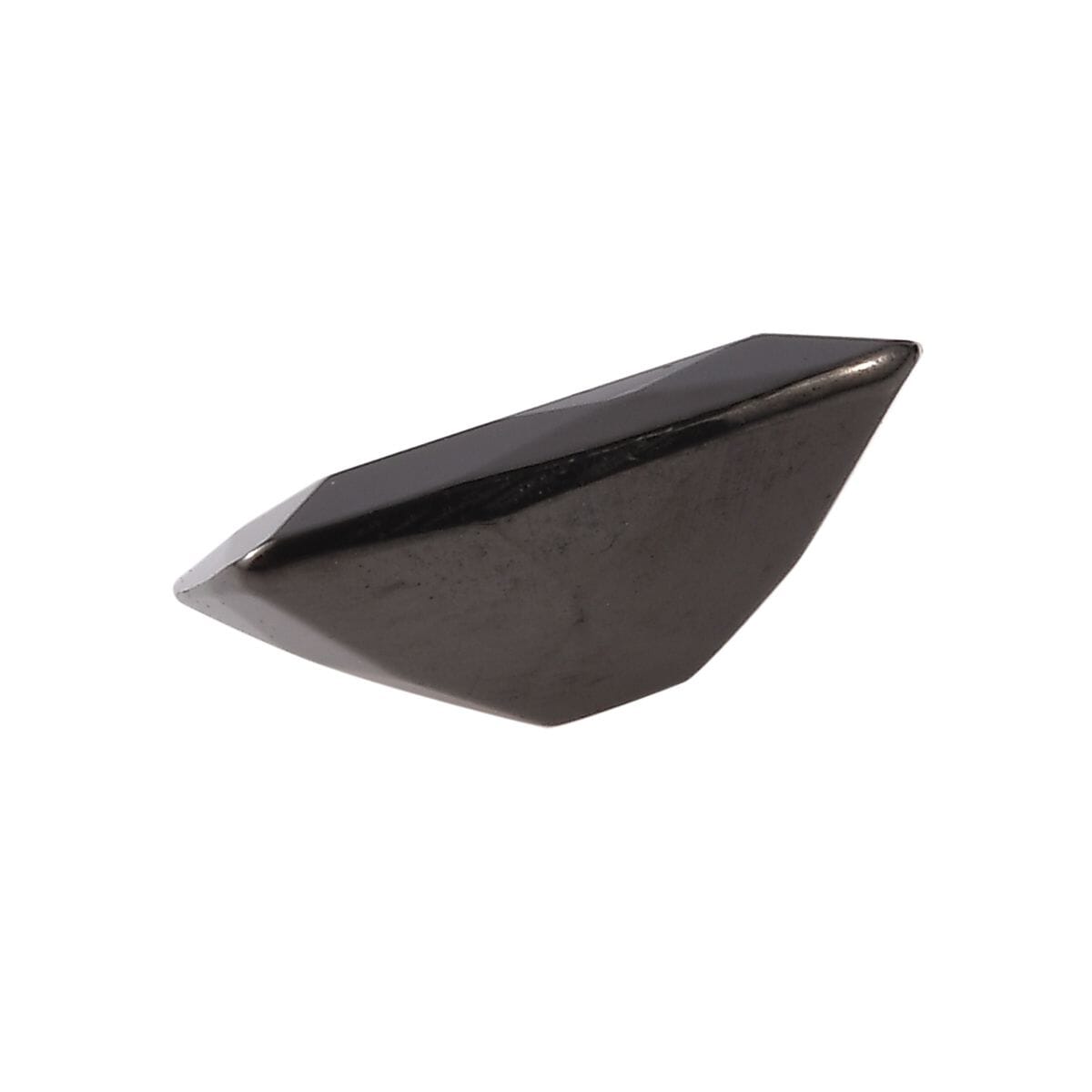 Silver Shungite Set of 2 (Cush 7x5 mm) 0.88 ctw Loose Gemstone image number 2