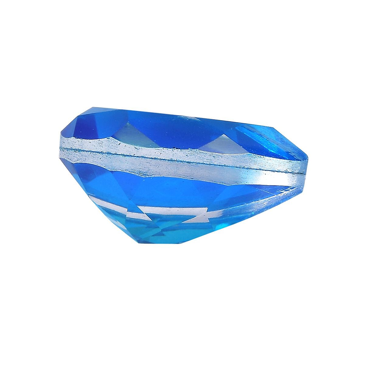 Caribbean Quartz (Pear 14x10 mm) 4.70 ctw Loose Gemstone image number 2