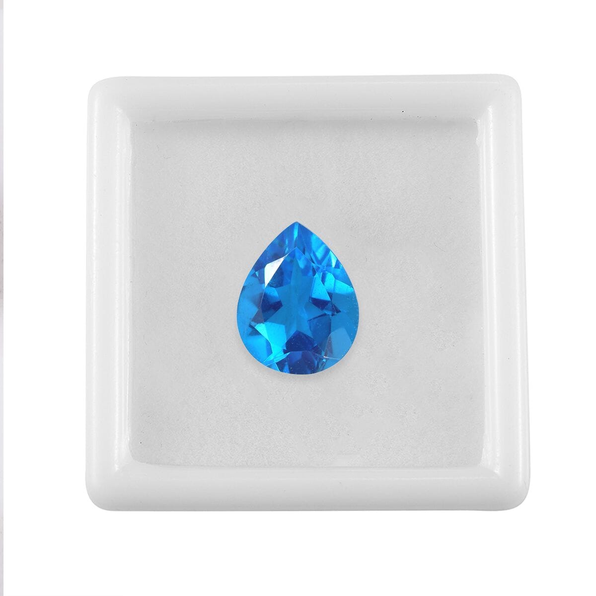 Caribbean Quartz (Pear 10x8 mm) 2.03 ctw Loose Gemstone image number 3