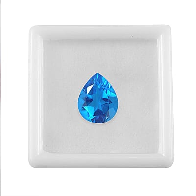 Caribbean Quartz (Pear 10x8 mm) 2.03 ctw Loose Gemstone