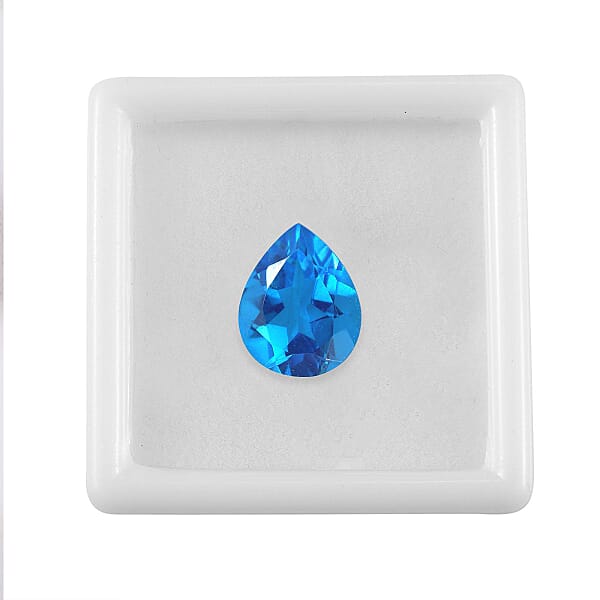 Caribbean Quartz (Pear 10x8 mm) 2.03 ctw Loose Gemstone