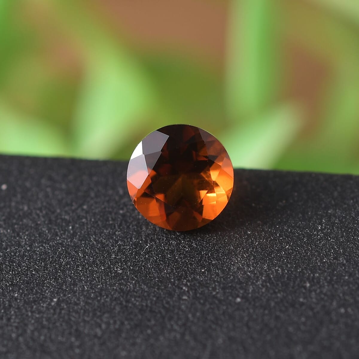 Brazilian Cherry Citrine (Rnd 5 mm) 0.40 ctw Loose Gemstone image number 1
