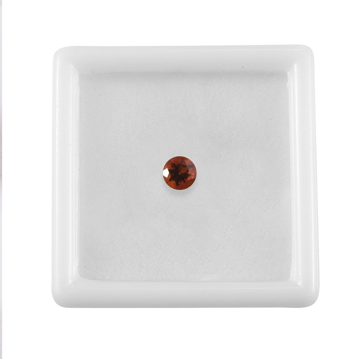 Brazilian Cherry Citrine (Rnd 5 mm) 0.40 ctw Loose Gemstone image number 3