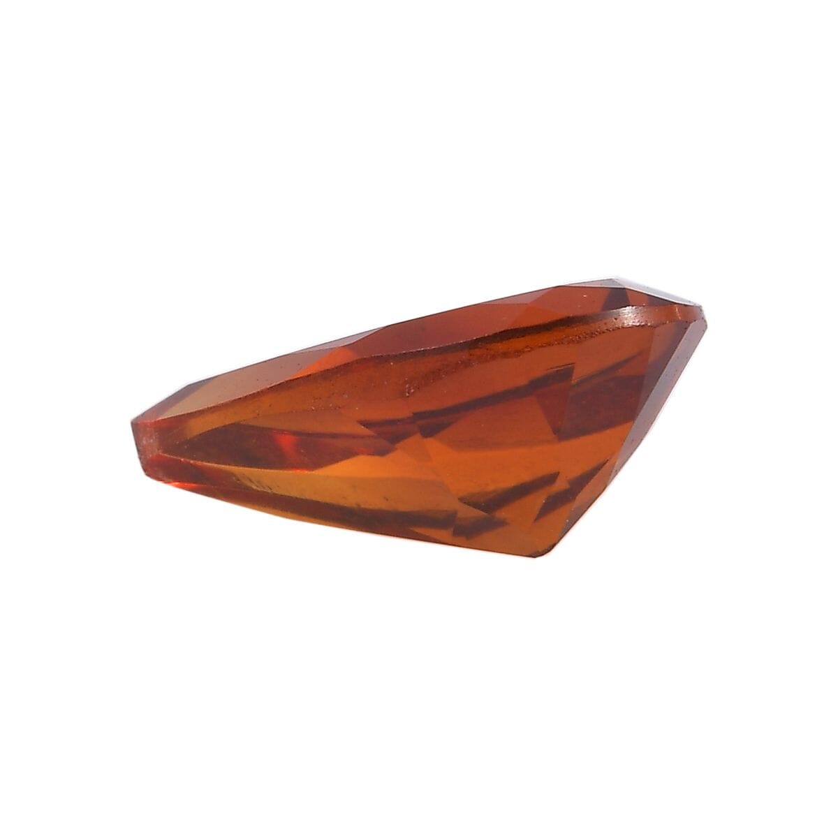 Brazilian Cherry Citrine (Pear 9x6 mm) 1.00 ctw Loose Gemstone image number 2