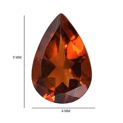 Brazilian Cherry Citrine (Pear 9x6 mm) 1.00 ctw Loose Gemstone