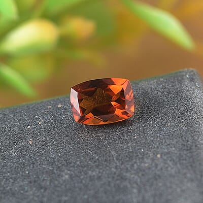 Brazilian Cherry Citrine (Cush 7x5 mm) 0.70 ctw Loose Gemstone