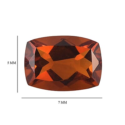 Brazilian Cherry Citrine (Cush 7x5 mm) 0.70 ctw Loose Gemstone