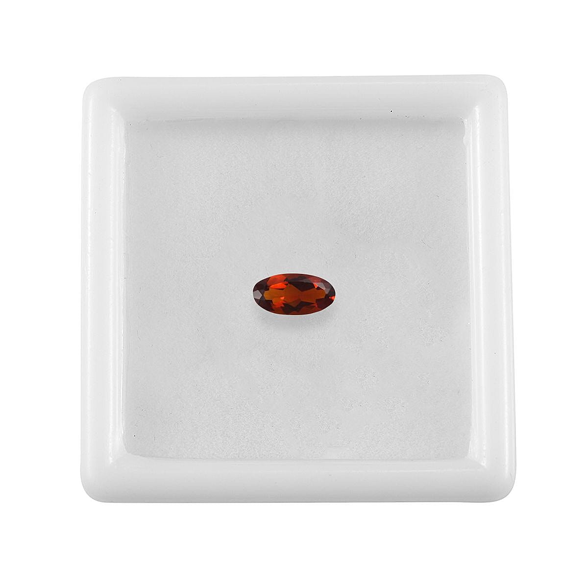 Brazilian Cherry Citrine (Oval 8x4 mm) 0.50 ctw Loose Gemstone image number 3