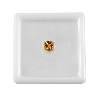 Brazilian Citrine (Cush 5x5 mm) 0.52 ctw Loose Gemstone
