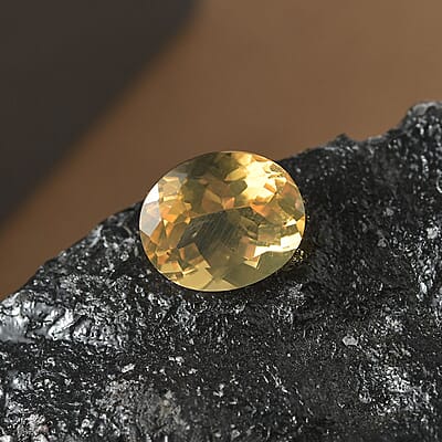 Brazilian Citrine (Oval 12x10 mm) 4.00 ctw Loose Gemstone