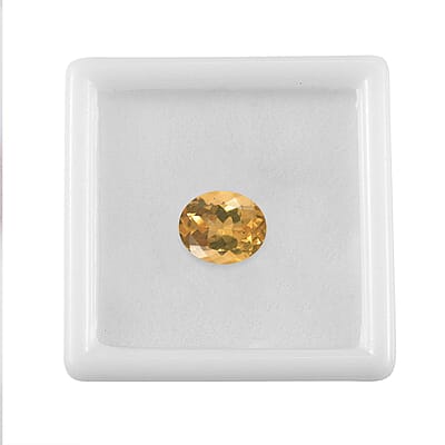 Brazilian Citrine (Oval 12x10 mm) 4.00 ctw Loose Gemstone