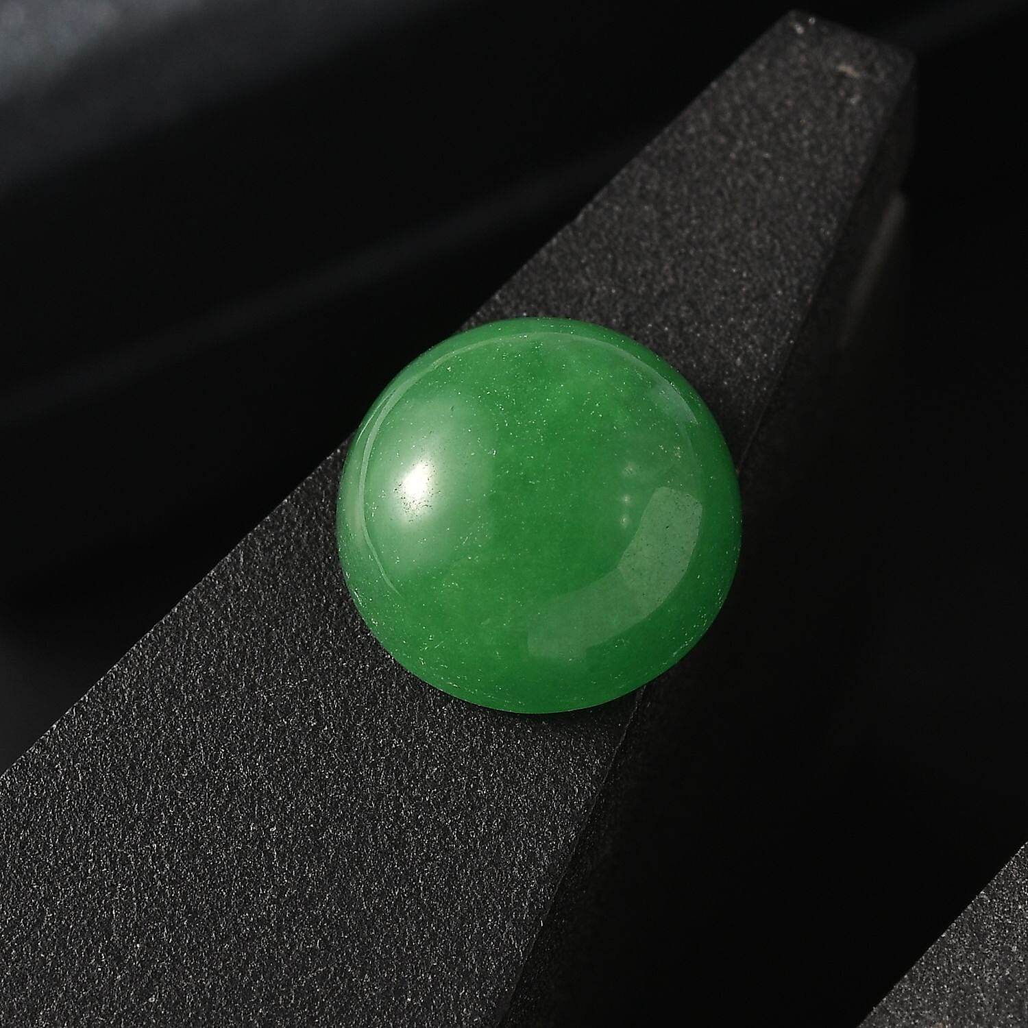 Green Jade (D) (Rnd 10 mm) 4.40 ctw Loose Gemstone