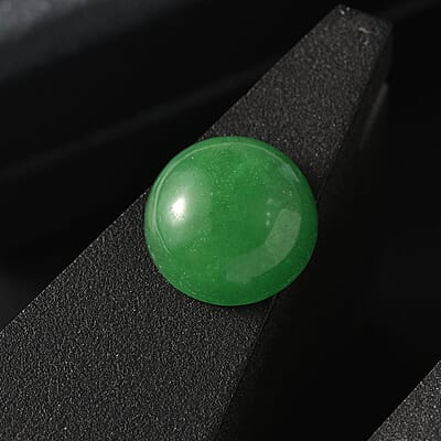 Green Jade (D) (Rnd 10 mm) 4.40 ctw Loose Gemstone