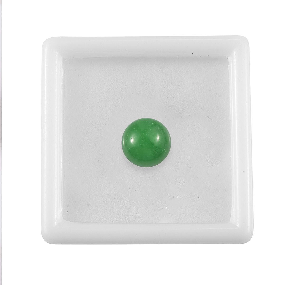 Green Jade (D) (Rnd 10 mm) 4.40 ctw Loose Gemstone image number 3
